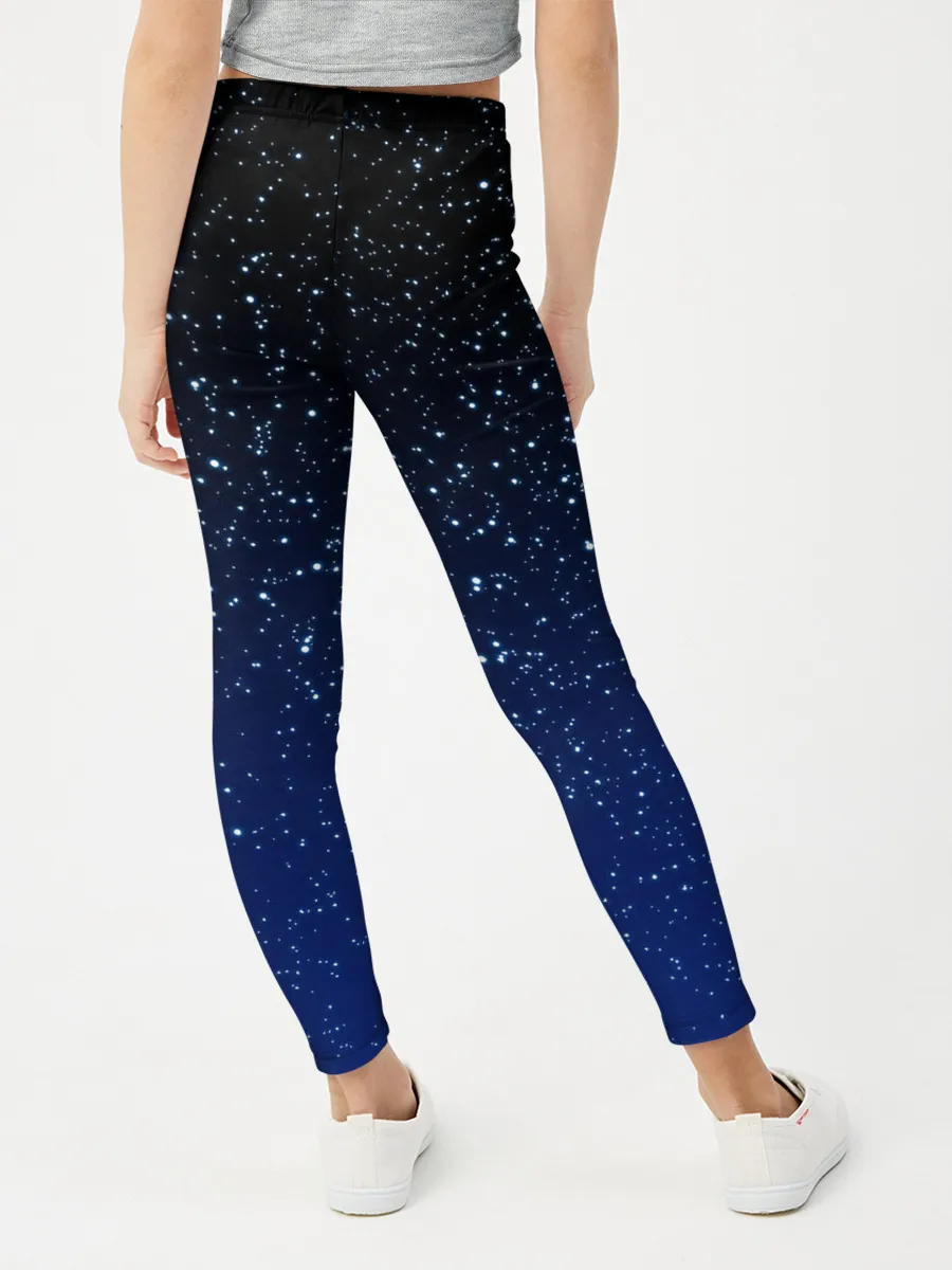 Леггинсы для девочки / НОЧНОЕ НЕБО