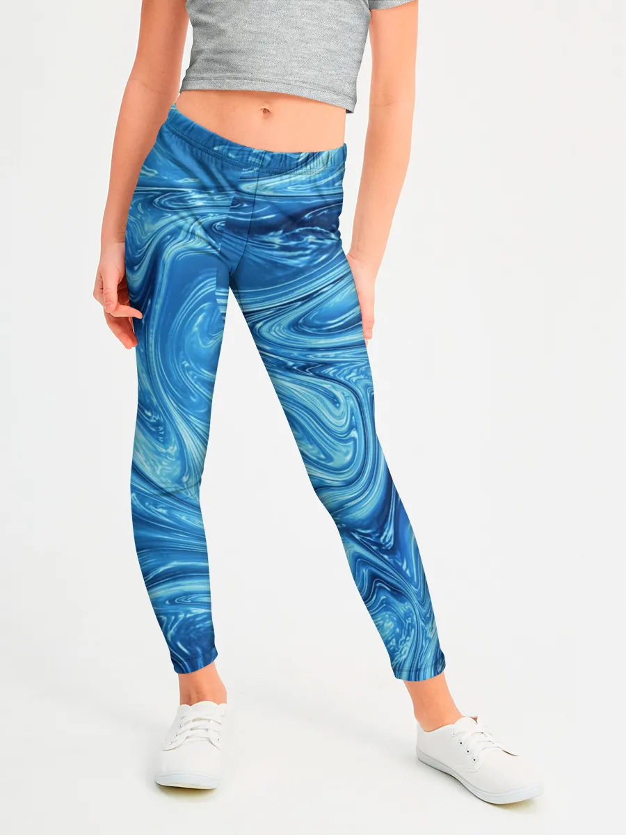 Леггинсы для девочки / Водоворот