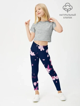 Леггинсы для девочки / Сакура
