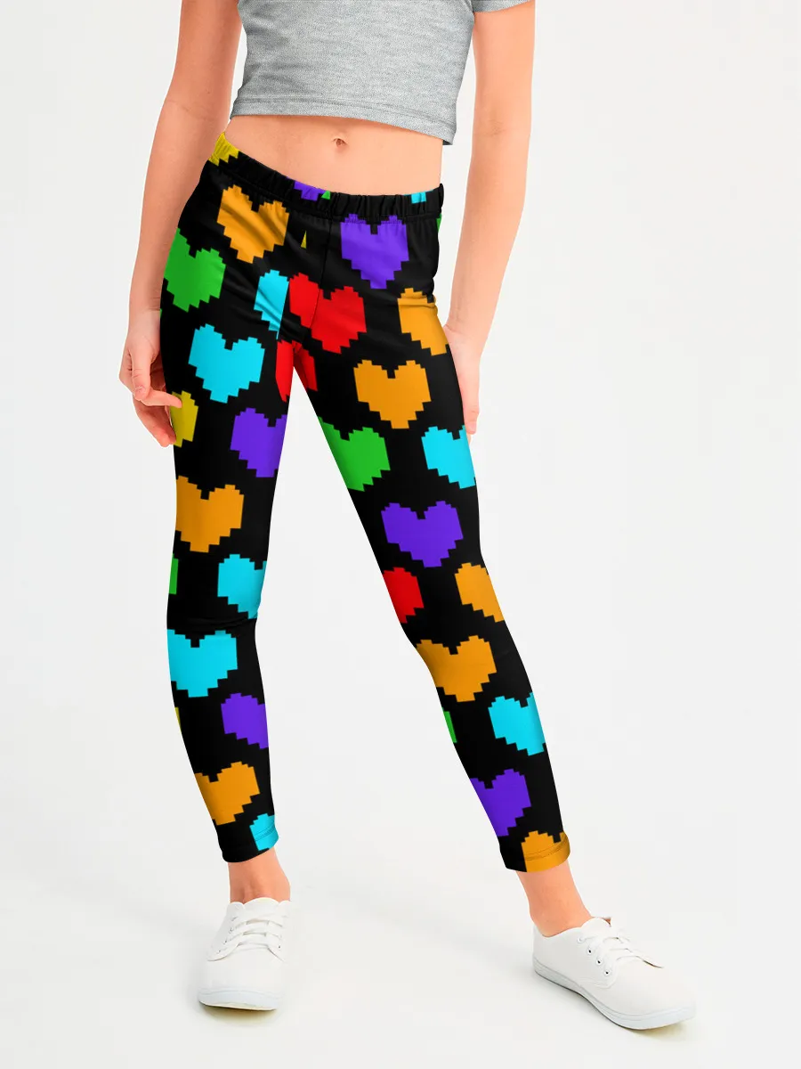 Леггинсы для девочки / UNDERTALE HEART