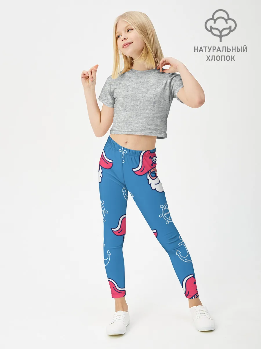 Леггинсы для девочки / Пиратский арт