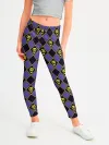 Леггинсы для девочки / KILLER QUEEN синий паттерн