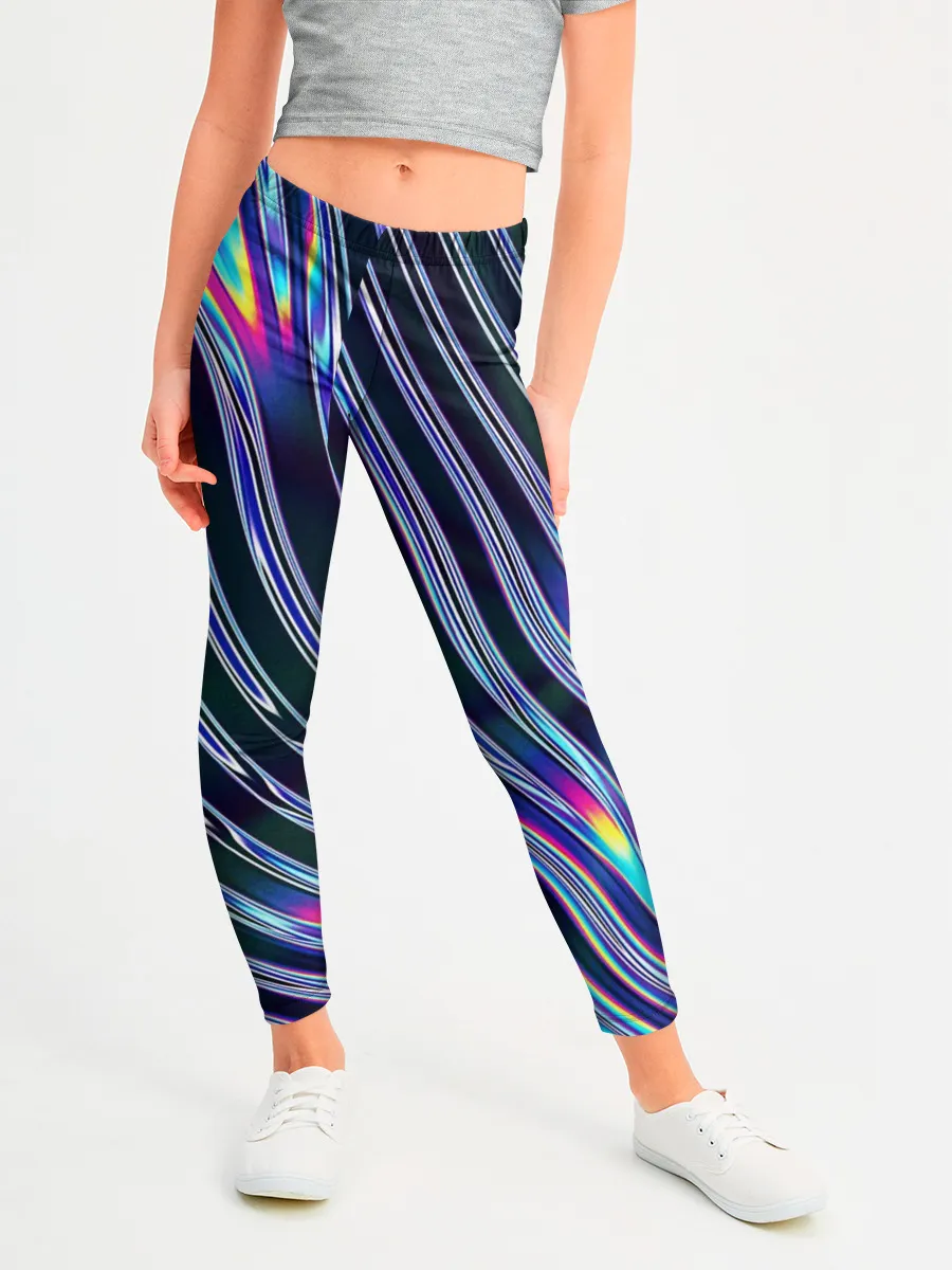 Леггинсы для девочки / DIGITAL ABSTRACT