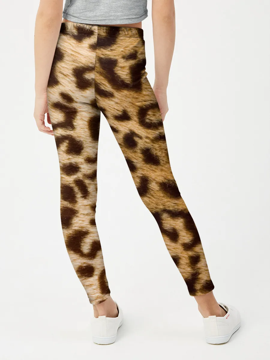 Леггинсы для девочки / Леопард