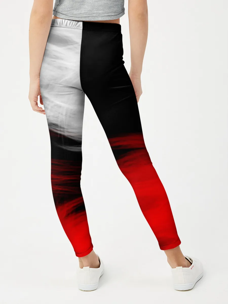 Леггинсы для девочки / ПЕРЬЯ