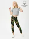 Леггинсы для девочки / Леопарды на ветках