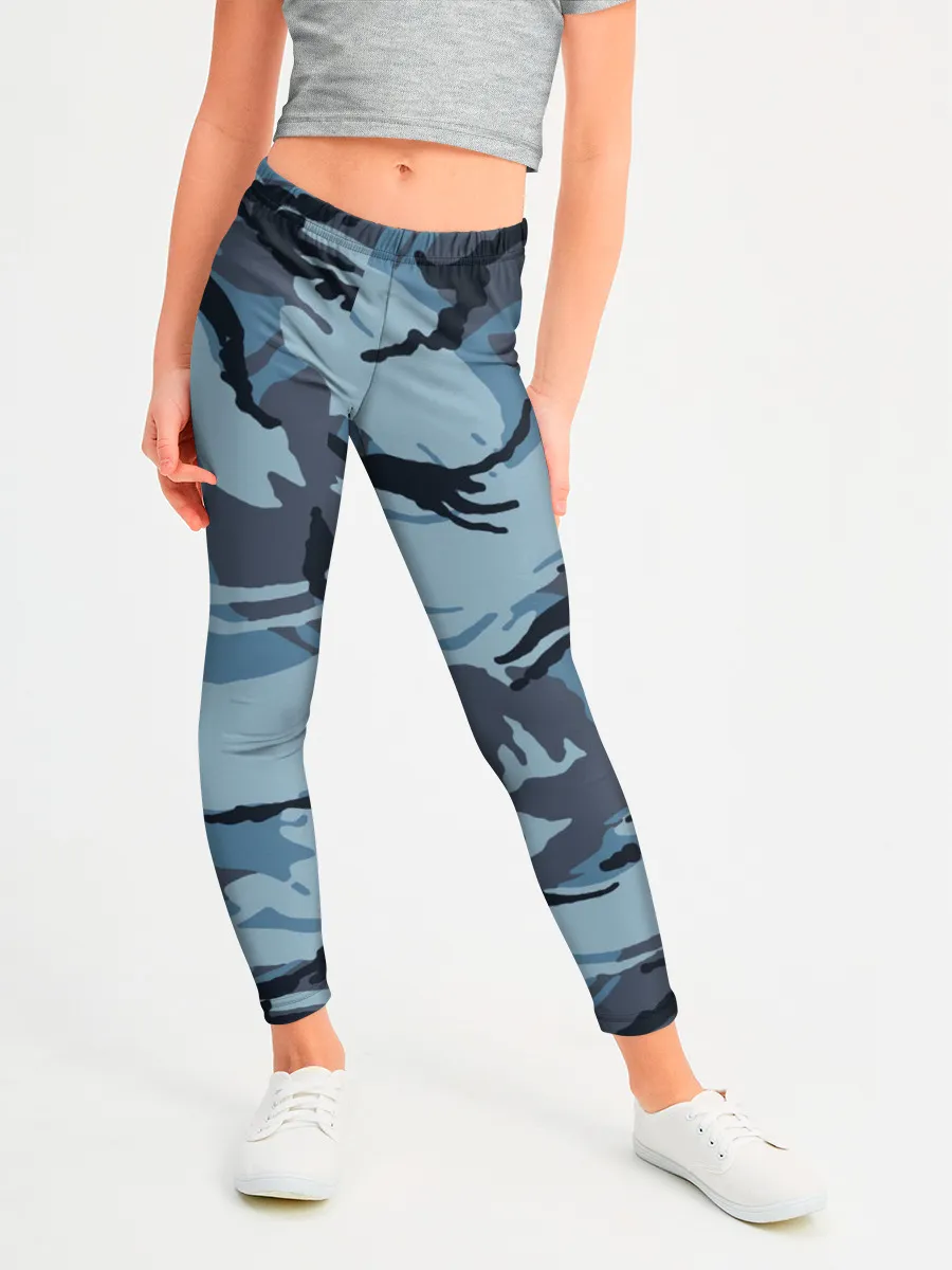 Леггинсы для девочки / Камуфляж Полиции