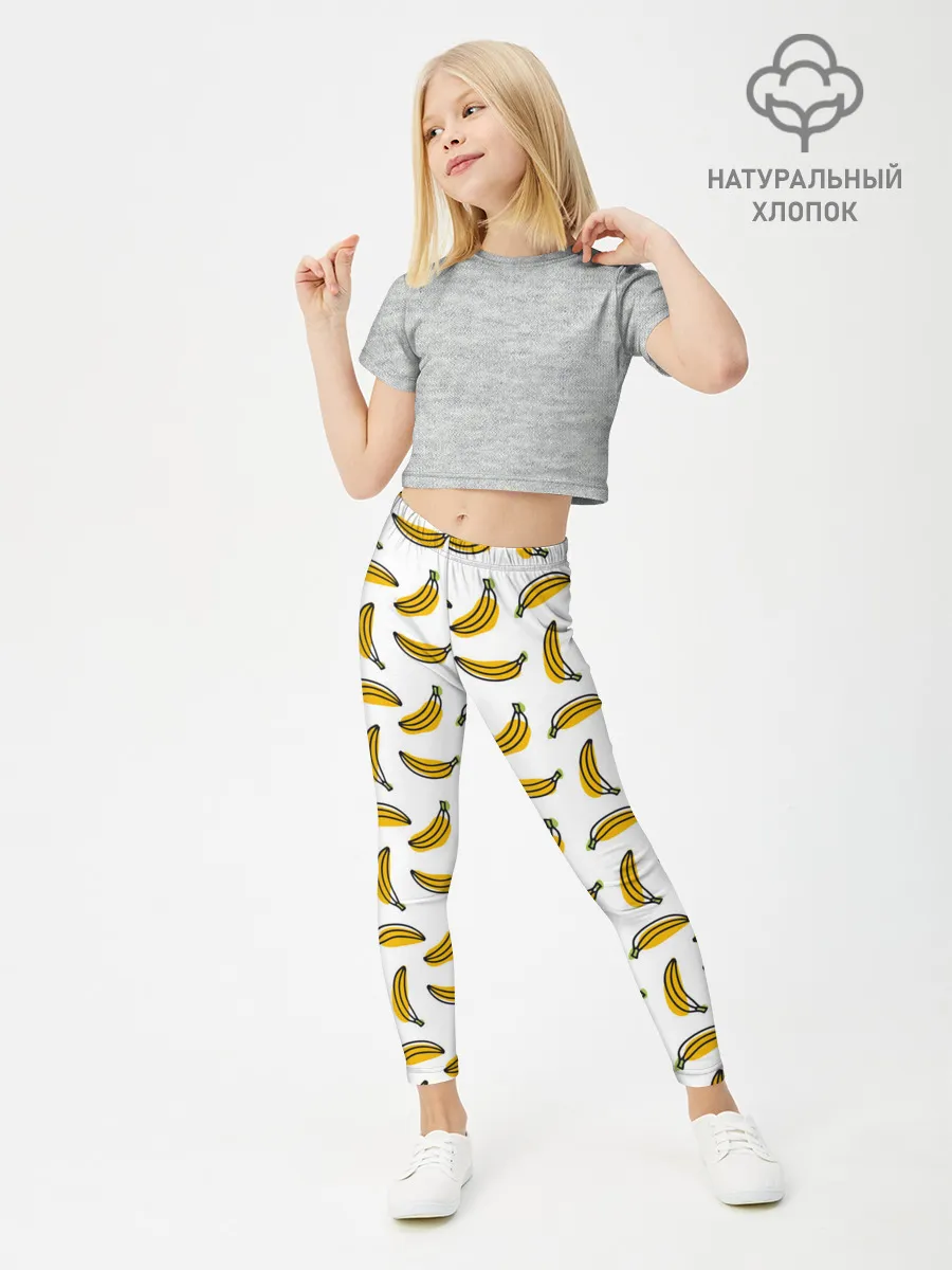 Леггинсы для девочки / Бананы