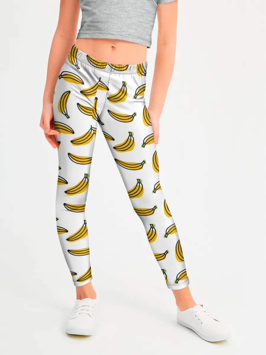 Леггинсы для девочки / Бананы
