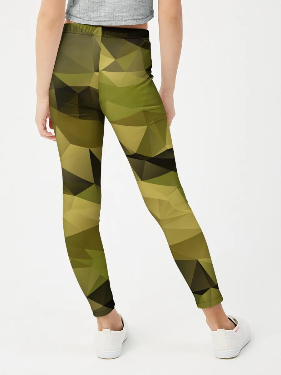 Леггинсы для девочки / СОВРЕМЕННЫЙ КАМУФЛЯЖ