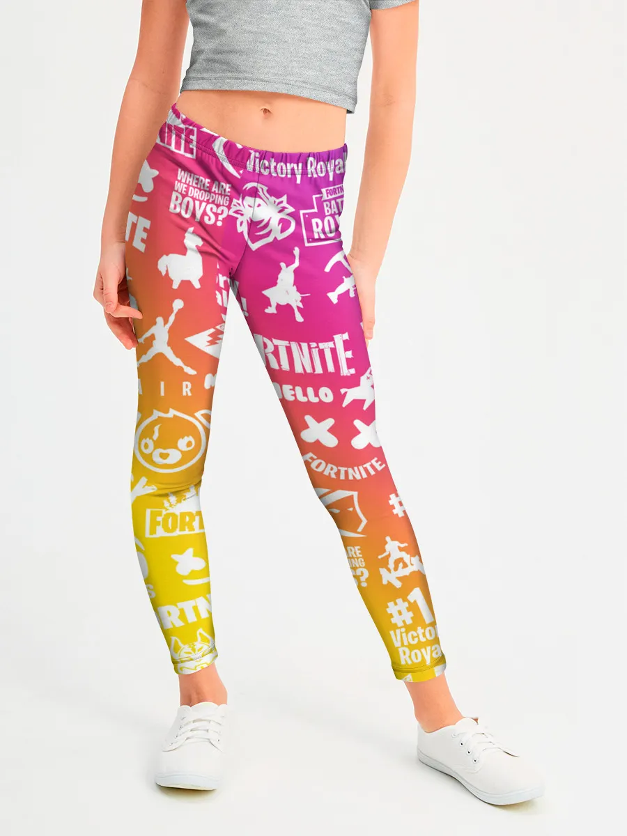 Леггинсы для девочки / FORTNITE PARTY EVENT