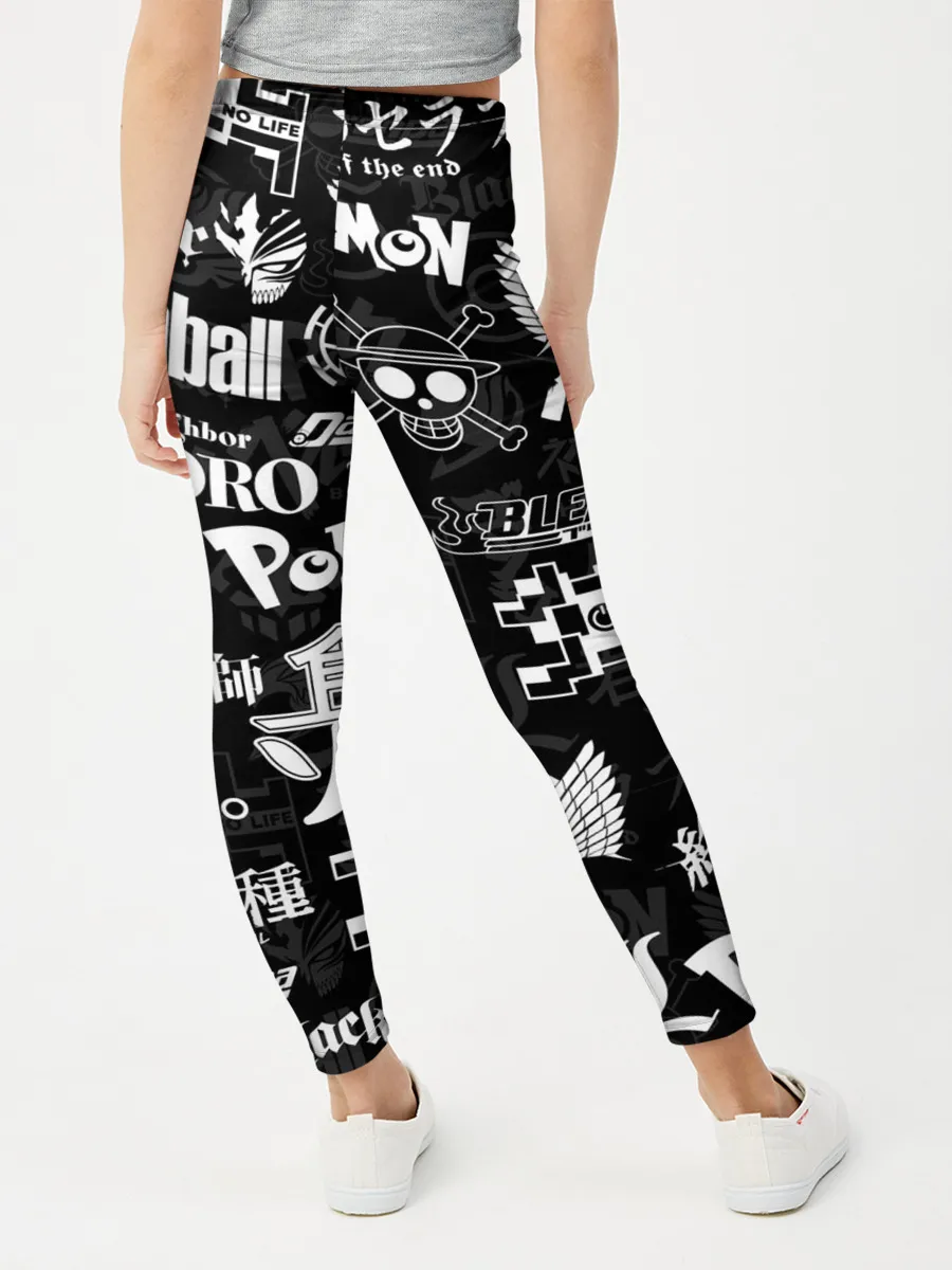 Леггинсы для девочки / ЛОГОТИПЫ АНИМЕ | LOGO ANIME