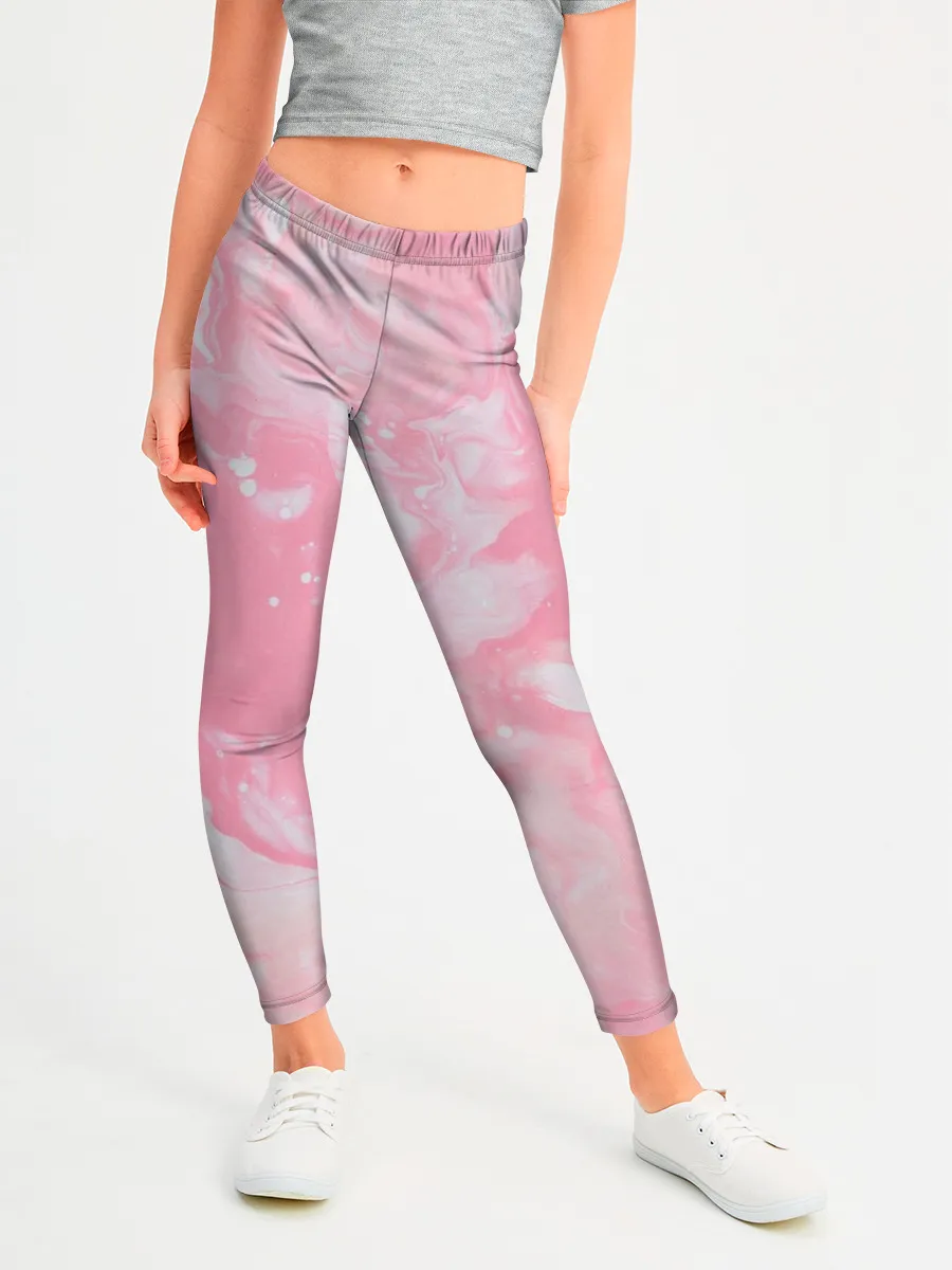 Леггинсы для девочки / Розовая Богемия