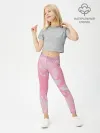 Леггинсы для девочки / Розовая Богемия