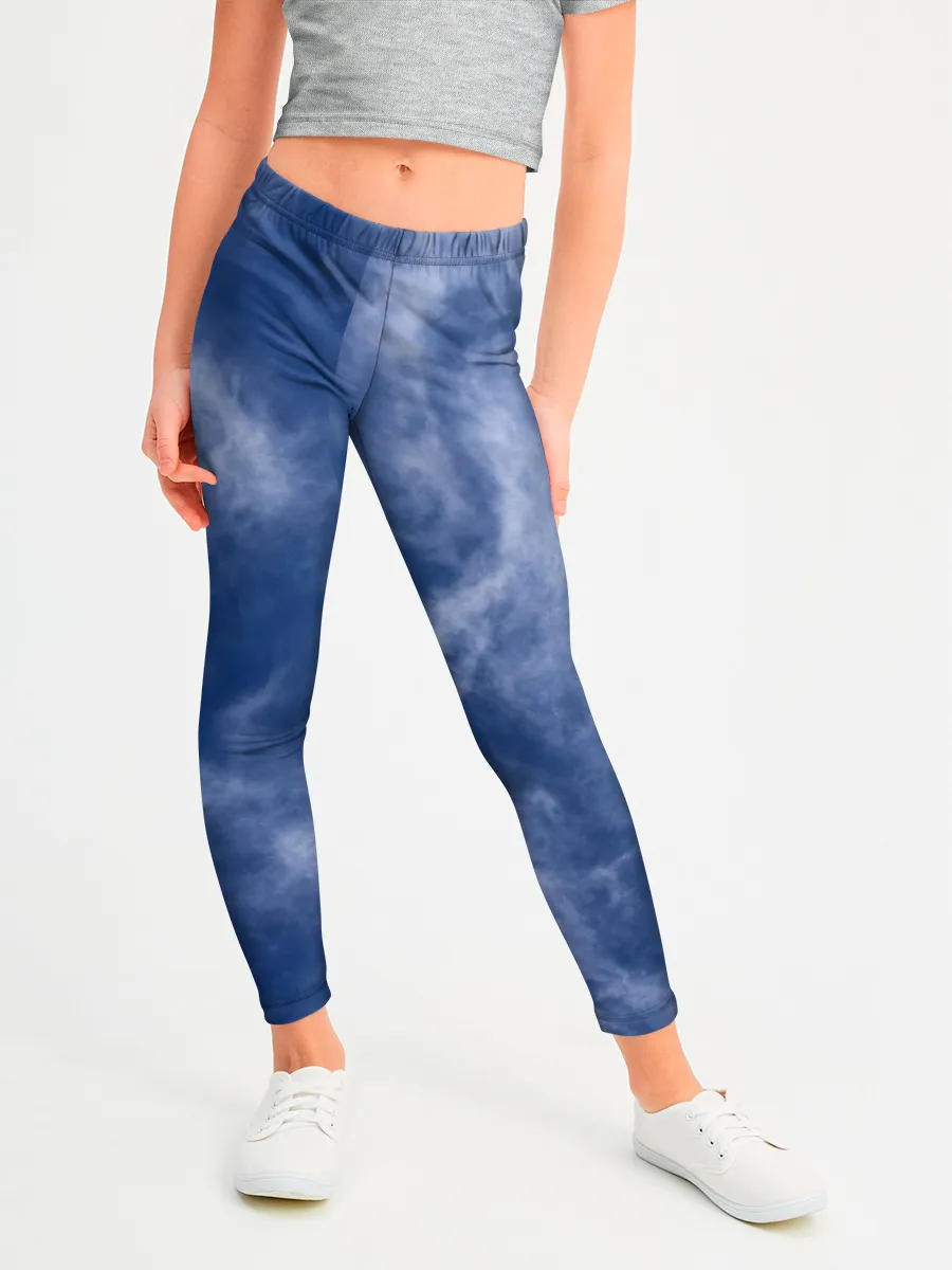 Леггинсы для девочки / Облака в небе