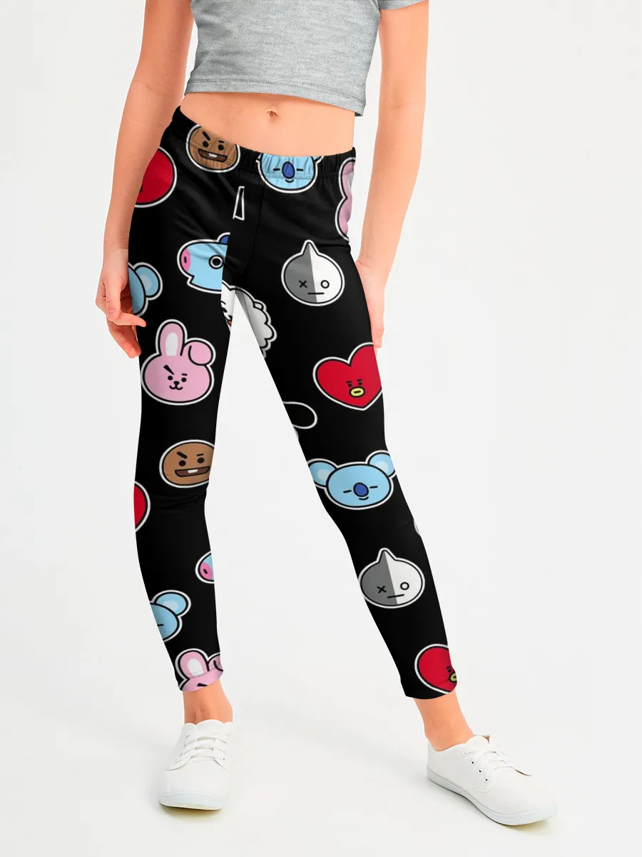 Леггинсы для девочки / BT21 | BTS | БТС | BANGTAN BOYS