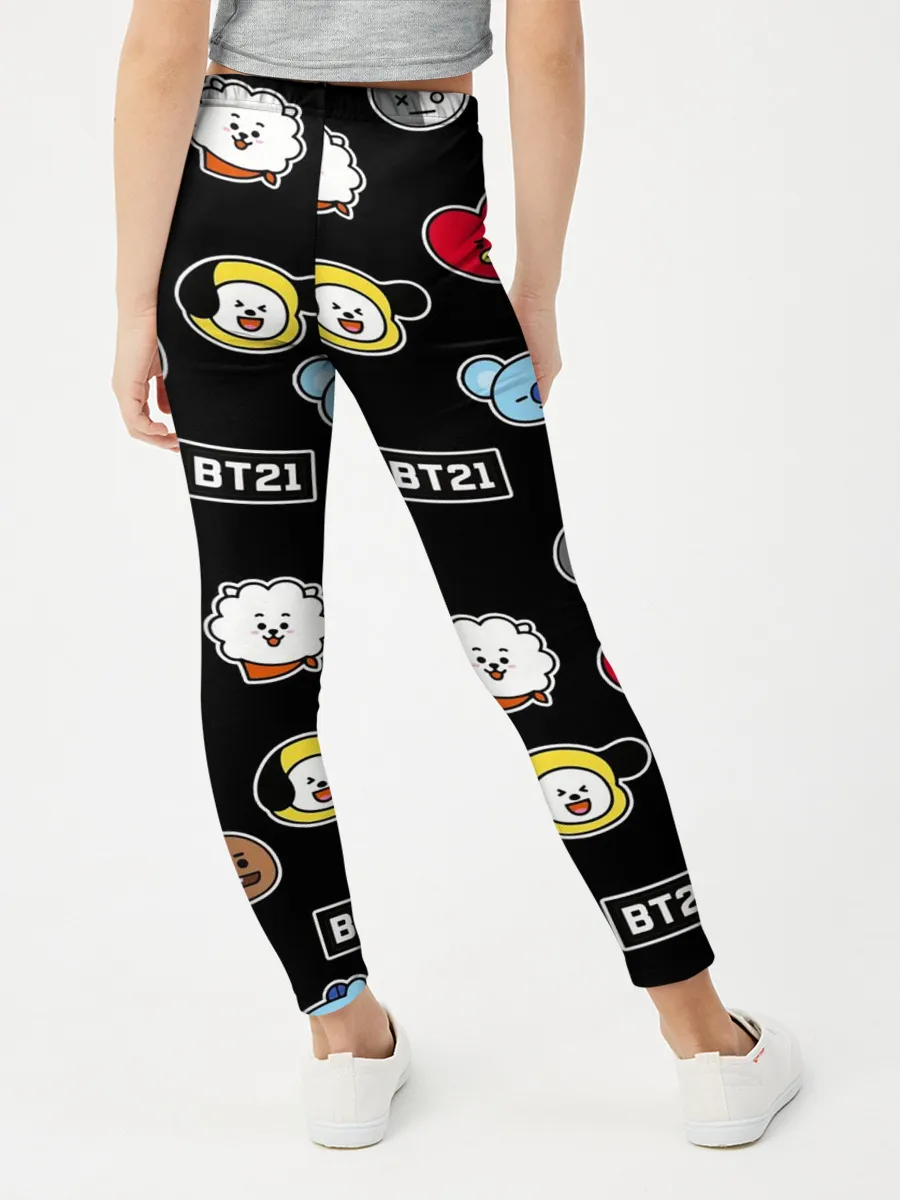 Леггинсы для девочки / BT21 | BTS | БТС | BANGTAN BOYS