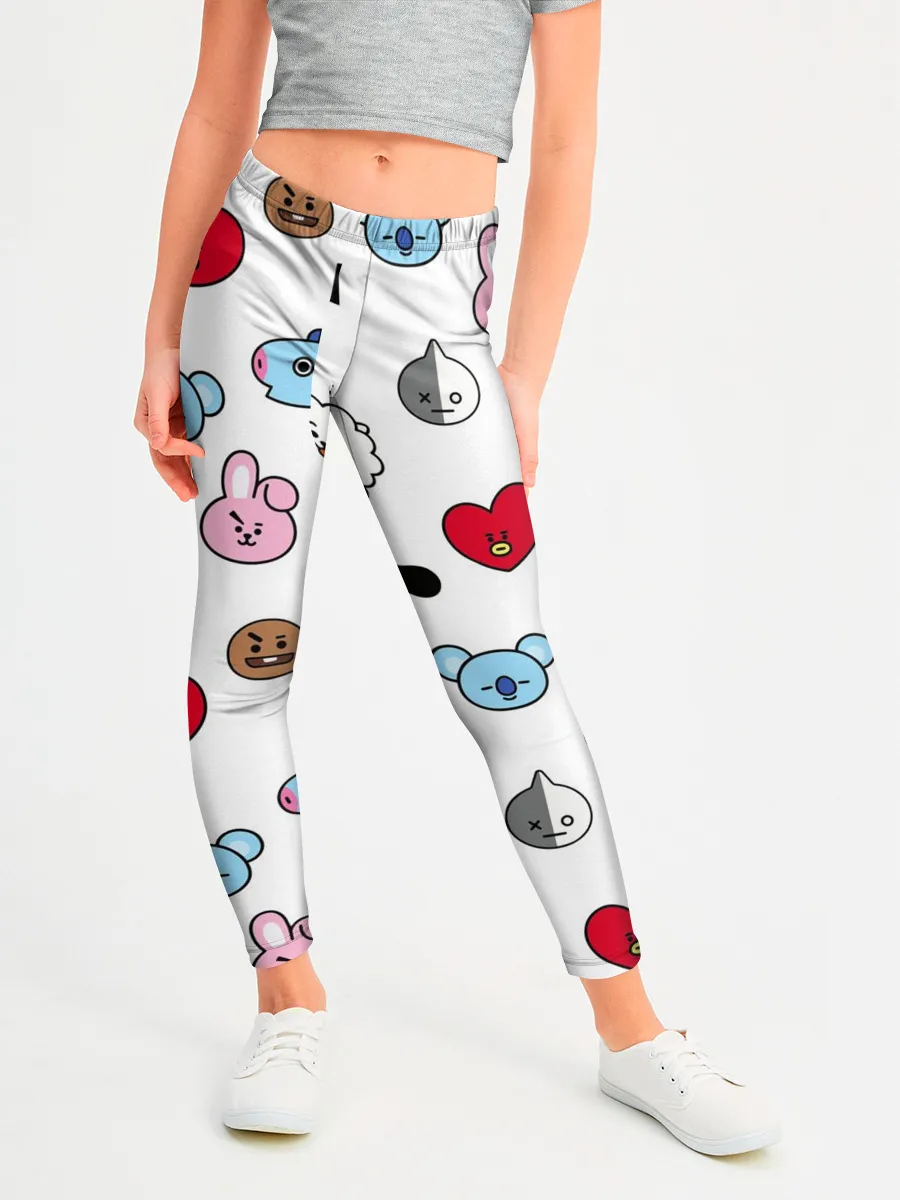 Леггинсы для девочки / BTS | БТС | BANGTAN BOYS | BT21