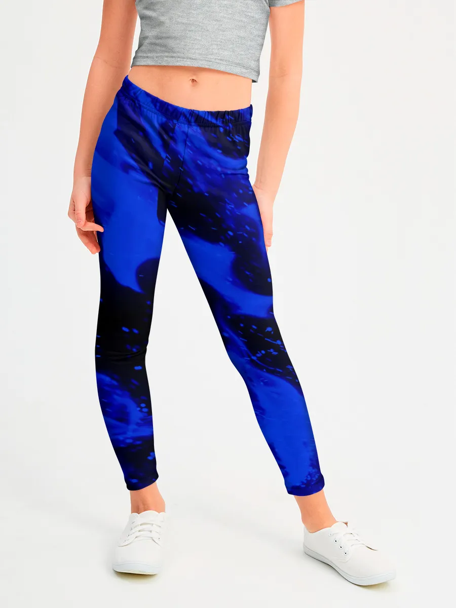 Леггинсы для девочки / СИНИЙ ОГОНЬ