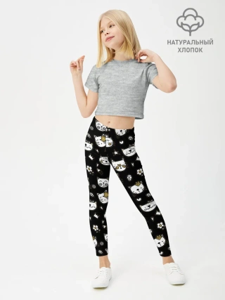 Леггинсы для девочки / Котики