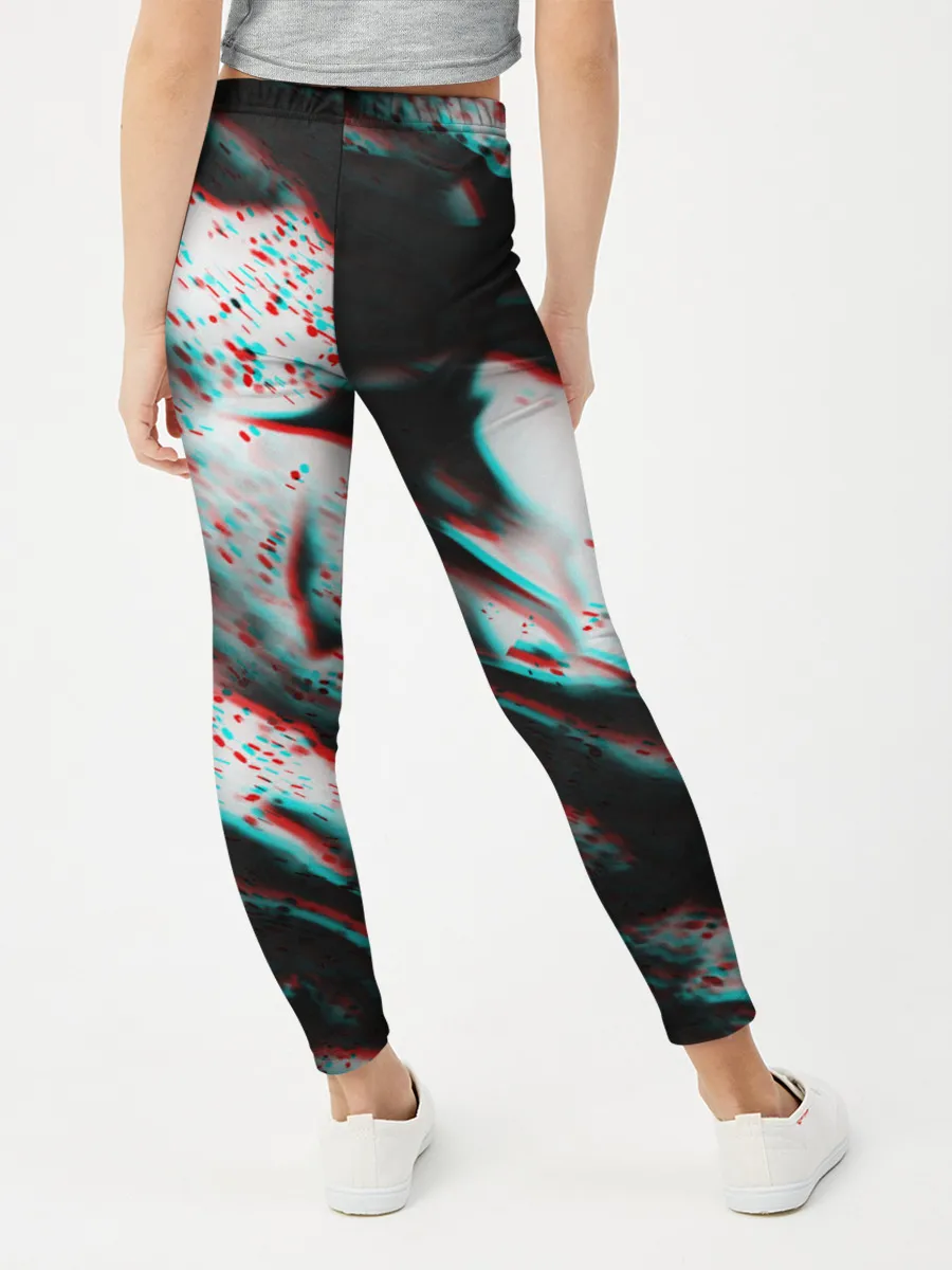 Леггинсы для девочки / ОГОНЬ ГЛИТЧ