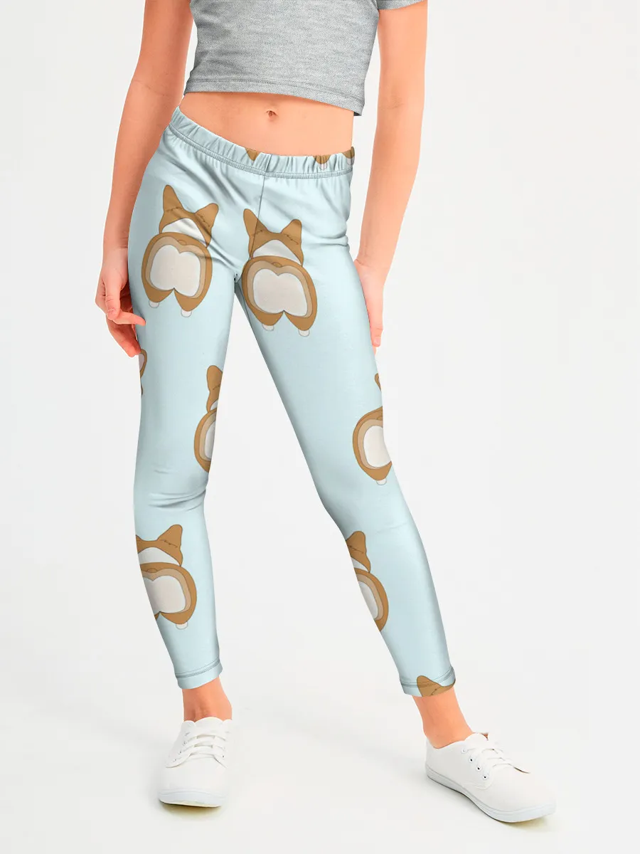 Леггинсы для девочки / Корги