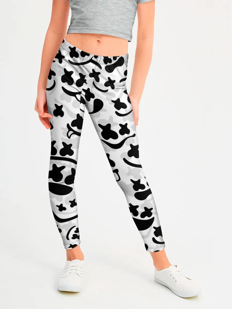 Леггинсы для девочки / MARSHMELLO FACE