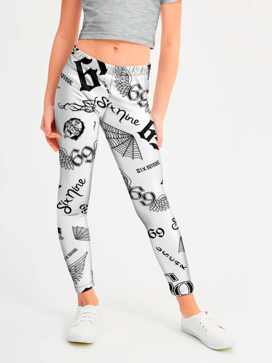 Леггинсы для девочки / 6IX9INE