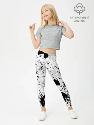 Леггинсы для девочки / БРЫЗГИ КРАСОК