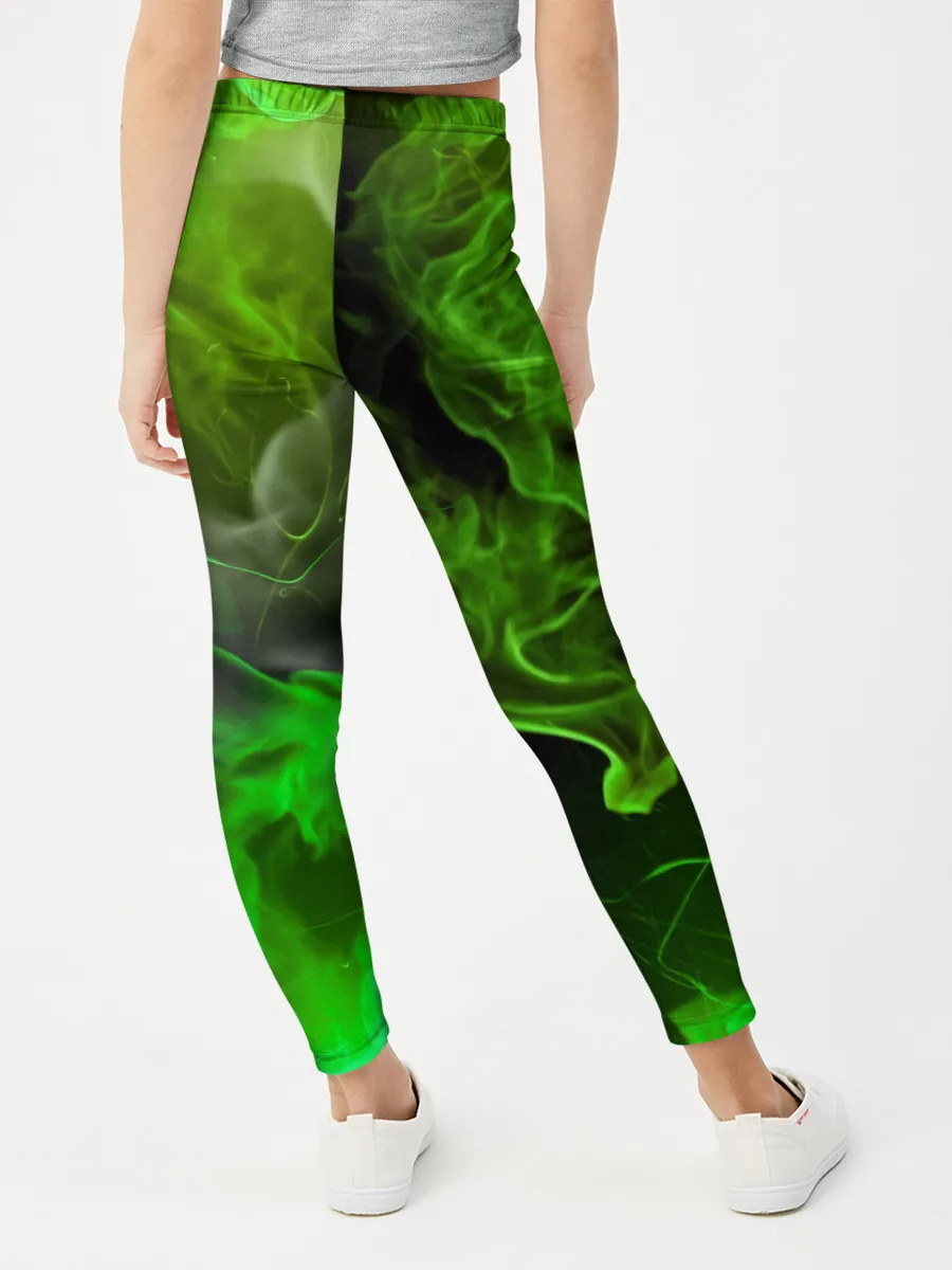 Леггинсы для девочки / ЗЕЛЁНЫЙ ОГОНЬ