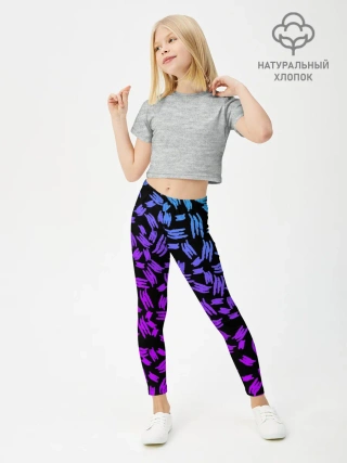 Леггинсы для девочки / PATTERN MONSTER ENERGY