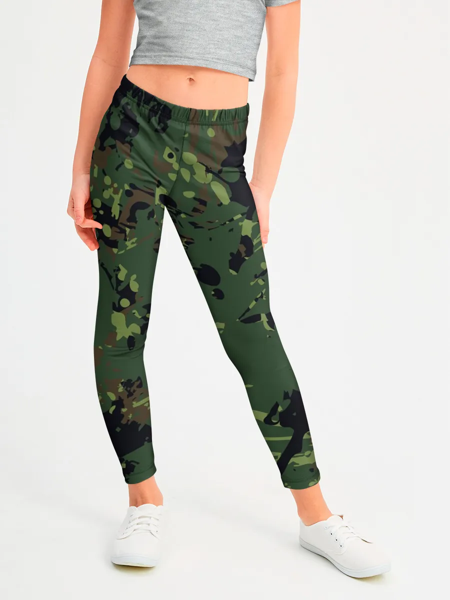 Леггинсы для девочки / МИЛИТАРИ