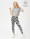 Леггинсы для девочки / ЯГУАР ТЕКСТУРА