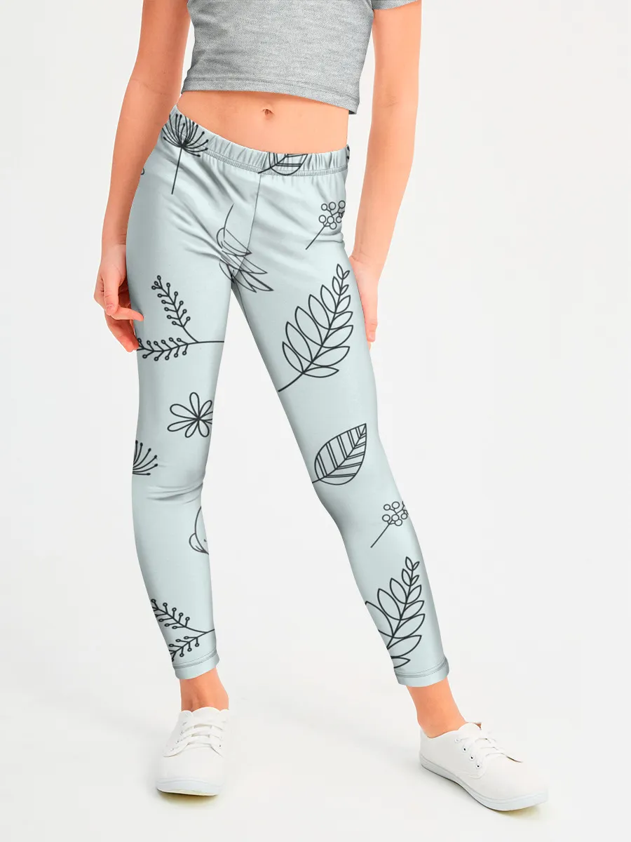 Леггинсы для девочки / Милые птички