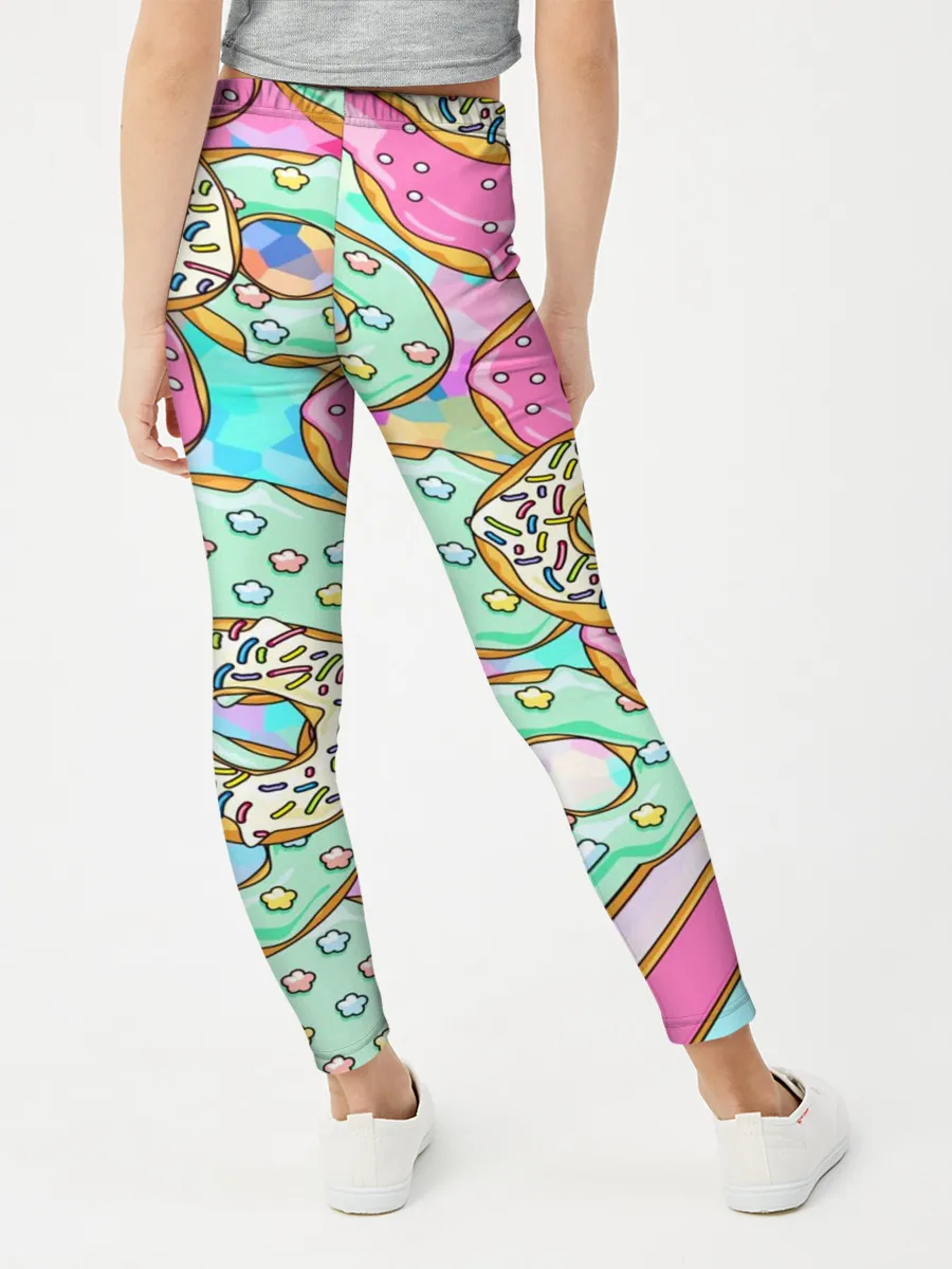 Леггинсы для девочки / Пончики