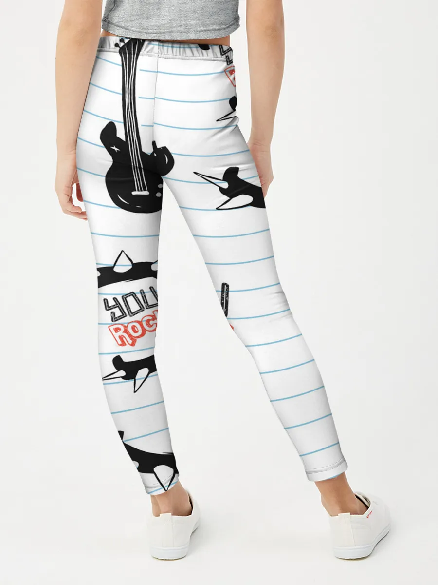 Леггинсы для девочки / Ты рокер