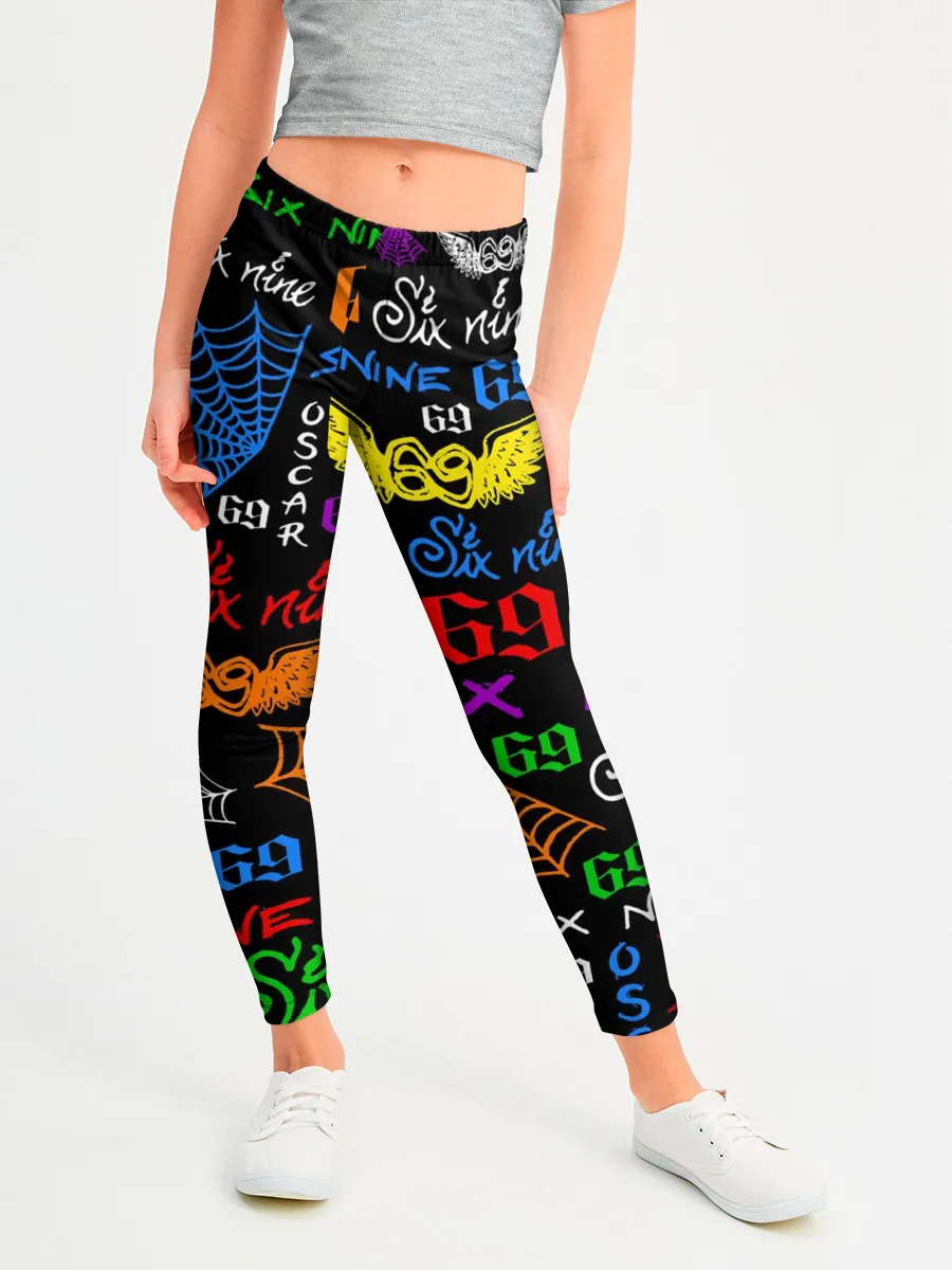 Леггинсы для девочки / 6IX9INE