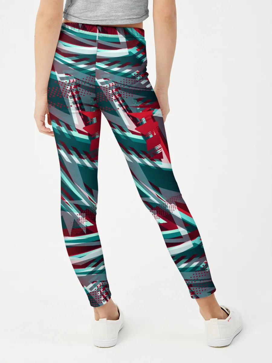 Леггинсы для девочки / Glitch микс