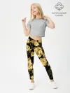 Леггинсы для девочки / Golden Roses