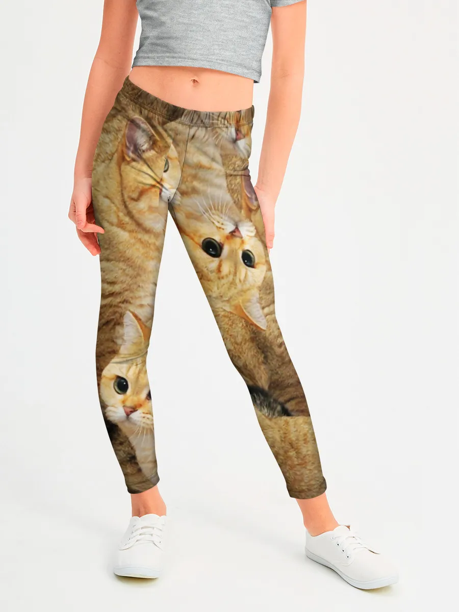 Леггинсы для девочки / КОТЯТУШКИ