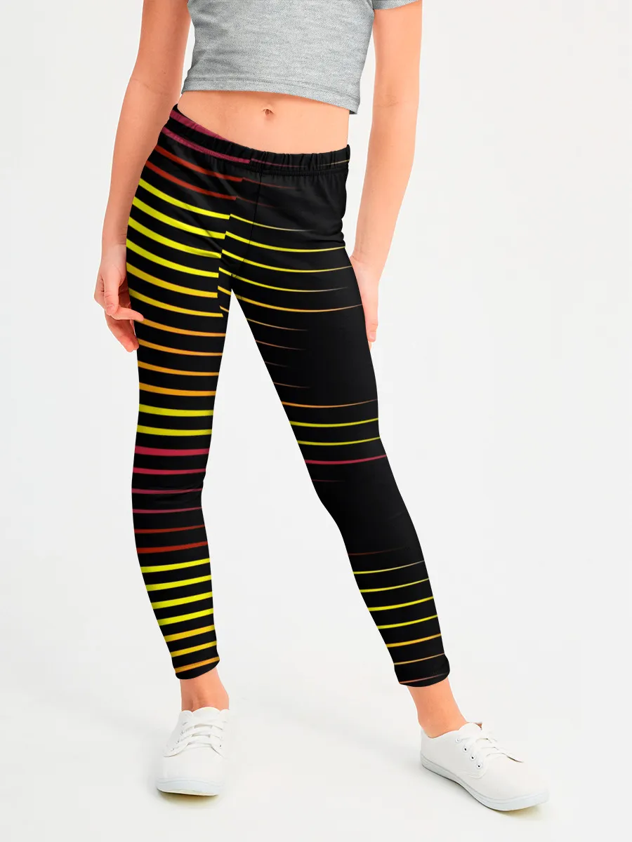 Леггинсы для девочки / HORIZONTAL GEOMETRY