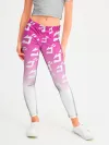 Леггинсы для девочки / Паттерн розовый джоджо