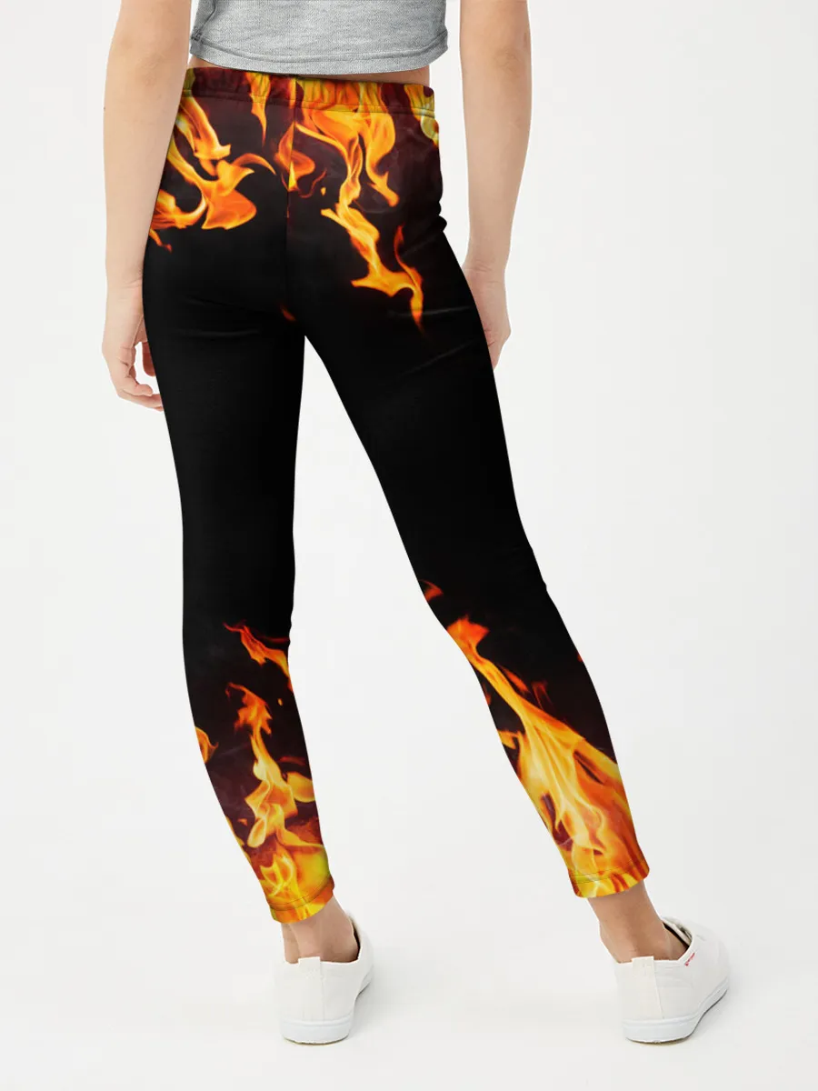 Леггинсы для девочки / FIRE | ОГОНЬ