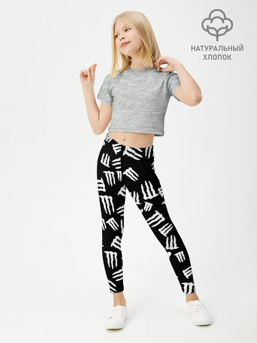 Леггинсы для девочки / MONSTER ENERGY