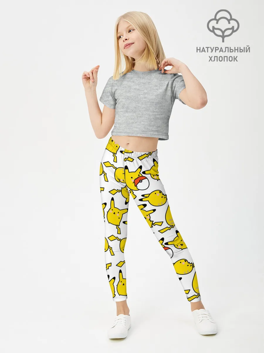 Леггинсы для девочки / Пикачу
