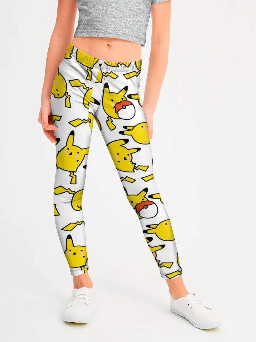 Леггинсы для девочки / Пикачу