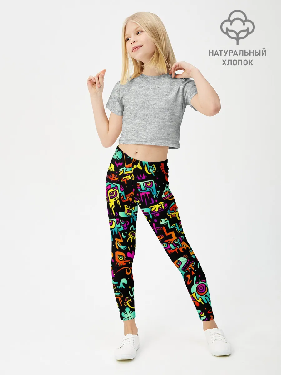 Леггинсы для девочки / Zombi Slime