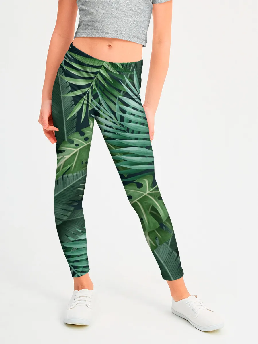 Леггинсы для девочки / Тропики