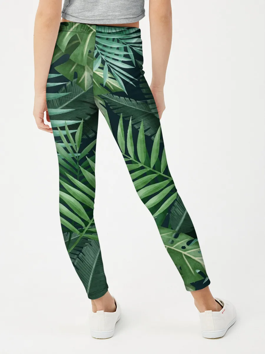 Леггинсы для девочки / Тропики