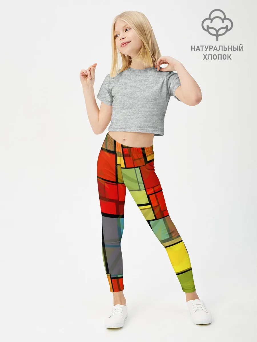 Леггинсы для девочки / ГЕОМЕТРИЯ